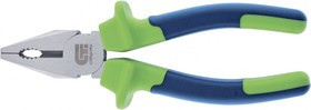 17051, Плоскогубцы комбинированные, 180 мм, двухкомпонентные рукоятки