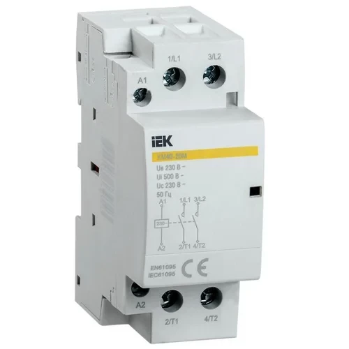 Контактор модульный КМ40-20М AC IEK MKK11-40-20