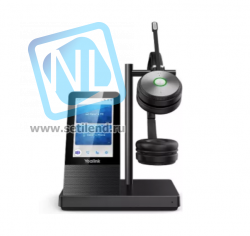 WH66 Dual UC Дуо, Беспроводная, HD звук, 160м DECT, Шумоподав, Дисплей 4&#039;&#039;, USB-хаб, Bluetooth