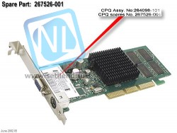 Видеокарта HP 290855-001 GeForce 4 MX420 64M Video Card-290855-001(NEW)