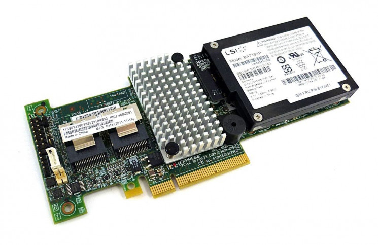 Контроллер IBM 00AE807 ServeRAID m5110 6 Gbps SAS/SATA RAID Controller w/512mb BBWC-00AE807(NEW)