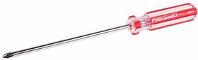 12-4738, Отвертка крестовая PH 1х125 мм, прозрачная рукоятка