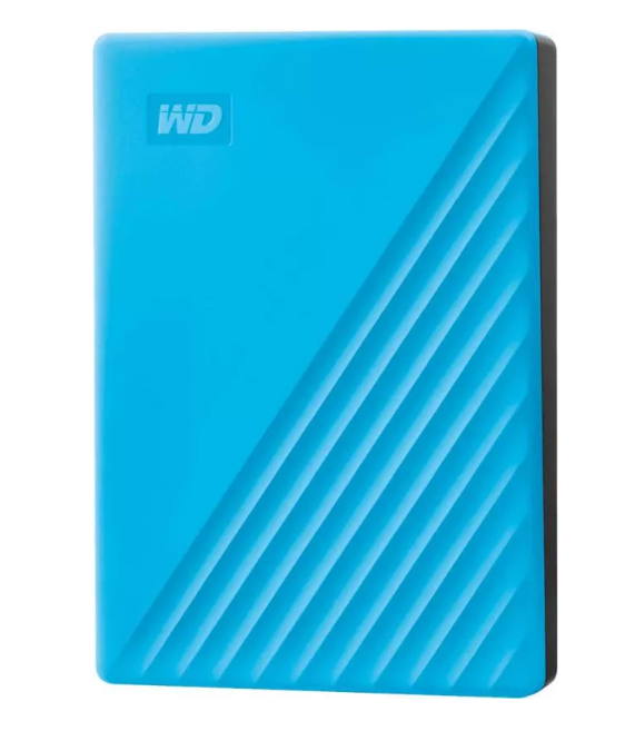 Жесткий диск WD Original USB 3.0 4Tb WDBPKJ0040BBL-WESN My Passport 2.5" голубой