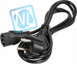 Кабель питания NINGBO RAN23-1000, Евровилка - IEC C13, 1.8м, черный