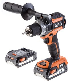 Дрель аккумуляторная AEG 448768(BS 18CBL LI-202С) 18В 2х2АчProLi-ion БЗП13мм 0-550/2100об/м 60Нм