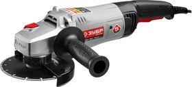 УШМ-150-1400 М3, Углошлифовальная машина (болгарка), ЗУБР УШМ-150-1400 М3, удлиненная рукоятка, 150 мм, 8500 об/мин,