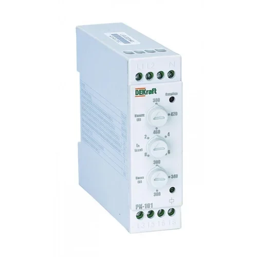 Реле контроля фаз РК-101 380В тип 02 DEKraft 23301DEK