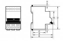 Выключатель автоматический NB8-63M 3п 63А 12In (D) (R) CHINT 320848