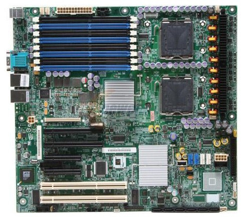 Материнская плата Intel S5000PSLSATA i5000P Dual s771 8FBD 6SATAII U100 2PCI-E16x 2PCI-E8x 2PCI-X SVGA 2xGbLAN E-ATX 1333Mhz-S5000PSLSATA(NEW)
