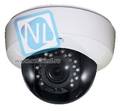 IP камера POWERTONE купольная вандалозащищенная 2Мп, c ИК подсветкой, 2.8-12мм, PoE(без 12В)