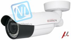 IP камера OMNY PRO M5L2A 2812 буллет 2Мп (1920×1080) 30к/с, 2.8-12мм мотор., F1.6, аудиовход/аудиовыход, 802.3af A/B, 12±1В DC, ИК до 50м