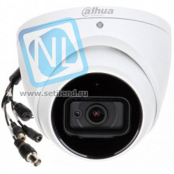 HDCVI купольная камера DH-HAC-HDW2241TP-A-0280B 2Мп, фикс. объектив 2.8мм, ИК до 50м, WDR 120дБ, встр. микр, DC12В, WDR, IP67