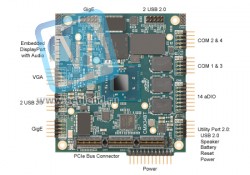 Процессор Intel Atom E3800 PC/104 Single Board Computers & Controllers CMX34BTS1460HR‑4096
