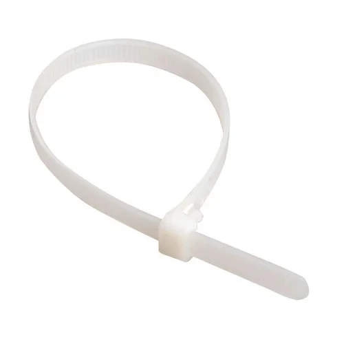 Хомут кабельный 4.8х250 нейл. бел. (уп.100шт) IEK UHH31-D048-250-100