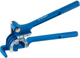 23526-10, Трубогиб ЗУБР "ЭКСПЕРТ" МИНИ для точной гибки медных труб под углом до 180град, 6, 8, 10 мм, 3-в-1