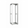 Напольный шкаф серии Lite 19", 33U, стеклянная дверь, Ш600хВ1567хГ600мм, в разобранном виде, серый