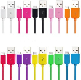 PL1331/1332/ 1333/1334/1335/ 1336/1337/1338/1339/1340, Кабель USB2.0 A вилка - Micro USB, цветной, 1м