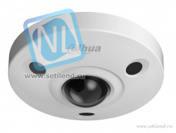 IP камера Dahua DH-IPC-EBW81200P купольная мини "рыбий глаз" 12Мп, объектив Fish Eye, PoE, вандалозащищенная
