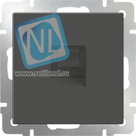 WL07-RJ-45/ Розетка Ethernet RJ-45 (серо-коричневый)