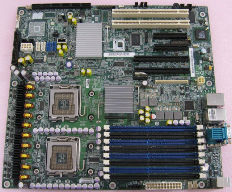 Материнская плата Intel S5000PSLSASR i5000P Dual Socket 771 8FBD 4SAS 2SATAII U100 2PCI-E16x 2PCI-E8x 2PCI-X SVGA 2xGbLAN E-ATX 1333Mhz-S5000PSLSASR(NEW)