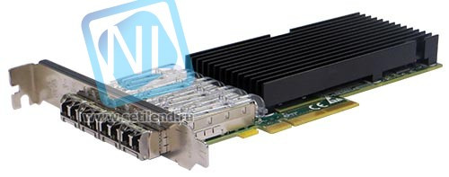 Сетевая карта 4 порта 1000Base-X/10GBase-X (SFP+, Intel 82599ES), Silicom PE310G4SPi9LA-XR