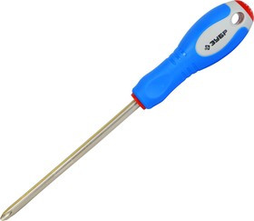25252-3-150_z01, Отвертка крест PH3 x 150 мм, CrV сталь с двухкомпонентной рукояткой