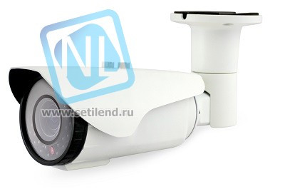 IP камера POWERTONE уличная 2.0Мп, WDR, c ИК подсветкой, 3.3-12мм, PoE, с кронштейном