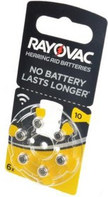 RAYOVAC 10 BL6, Элемент питания