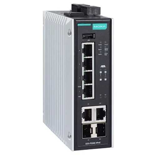 Коммутатор EDS-P506E-4PoE-2GTXSFP-T