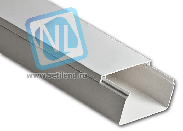 Кабель-канал 80х60 серия"Стандарт" (двойной замок)