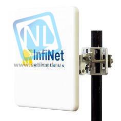 Беспроводной мост Infinet Вектор 5, 4.9-6 ГГц, 460 Мбит/с, 2x27 дБм, 23 дБи (комплект)