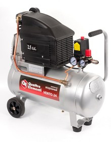 Компрессор QE VENTO-24 поршневой масляный, 1850 Вт, 280л/мин, 8бар