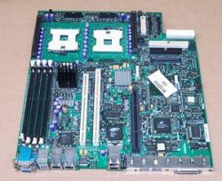 Материнская плата IBM 13M7978 ServerWorks GC-SL Dual s604 4DDR UW320SCSI U100 2PCI-X + 2PCI-X PCI 2SCSI 2GbLAN Video ATX 533Mhz For xSeries 345-13M7978(NEW)