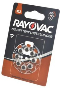 RAYOVAC 312 BL8, Элемент питания