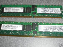 Модуль памяти IBM 41Y2777 2GB PC2-3200 (2x1GB) ECC DDR2 Chipkill SDRAM RDIMM-41Y2777(NEW)
