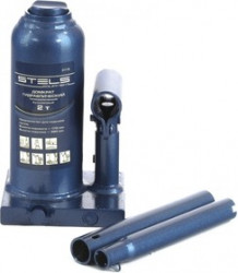 51115, Домкрат гидравлический бутылочный телескопический, 2 т, h подъема 170-380 мм