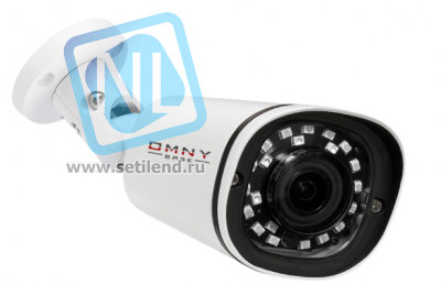 IP камера OMNY BASE miniBullet2Z-WD минибуллет 2Мп (1920×1080) 30к/с, 2.8-8мм мотор., F1.6, 802.3af A/B, 12±1В DC, ИК до 35м, EasyMic, WDR 120dB